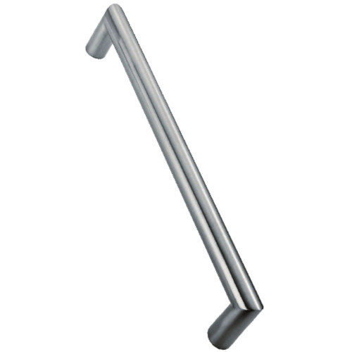 Mitred Pull Handle [Bolt Through] 450mm x 19mm - Satin Stainless Steel