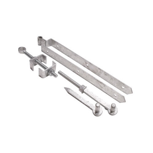 Field Gate Hinge Set Adjustable Galvanised 600mm