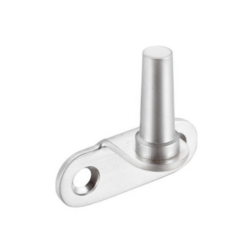 Victorian Casement Stay Flush Fitting Pin Satin Chrome