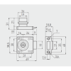 Cylinder Rim Lock - 19 x 21mm - Keyed Alike - Chrome Plated