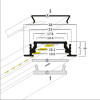 Recessed LED Profile Aluminium - 2M Kit