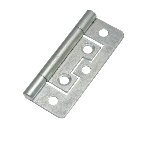 Flush Hinge BZP 75mm Pair