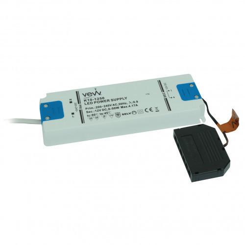 12V LED Driver 50W C/W Micro Connector