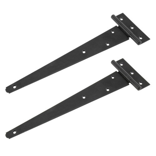 Tee Hinge Pair Medium Duty Black 450mm 2222