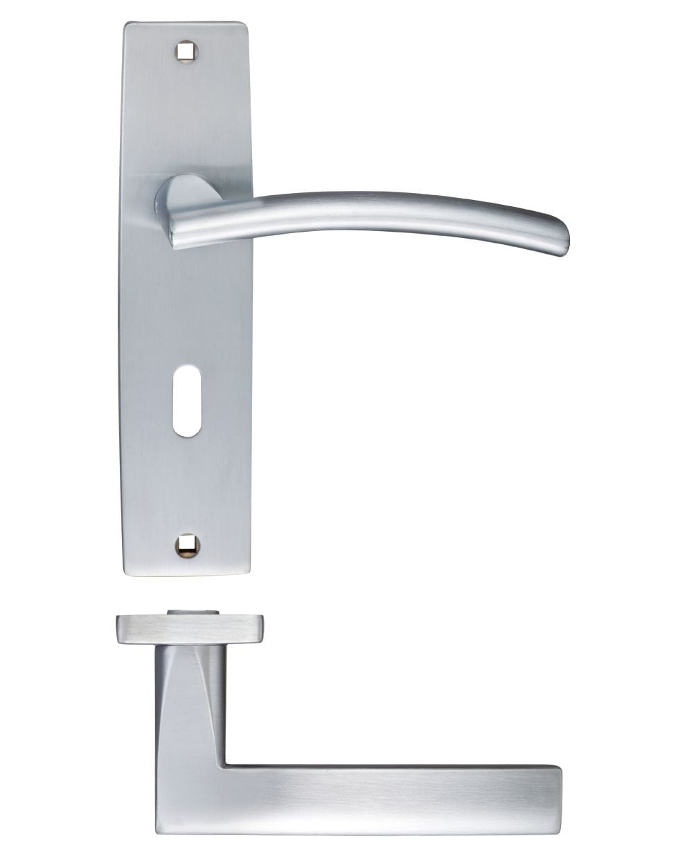 Amalfi Designer Lever Lock Handle Set SC | Quest Hardware