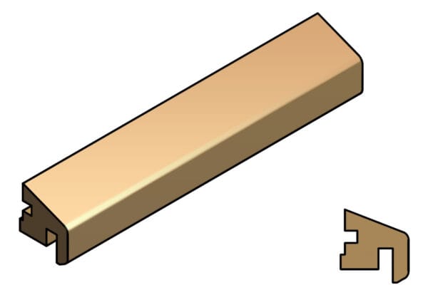 Q-Wood Glazing Bead Length 3m
