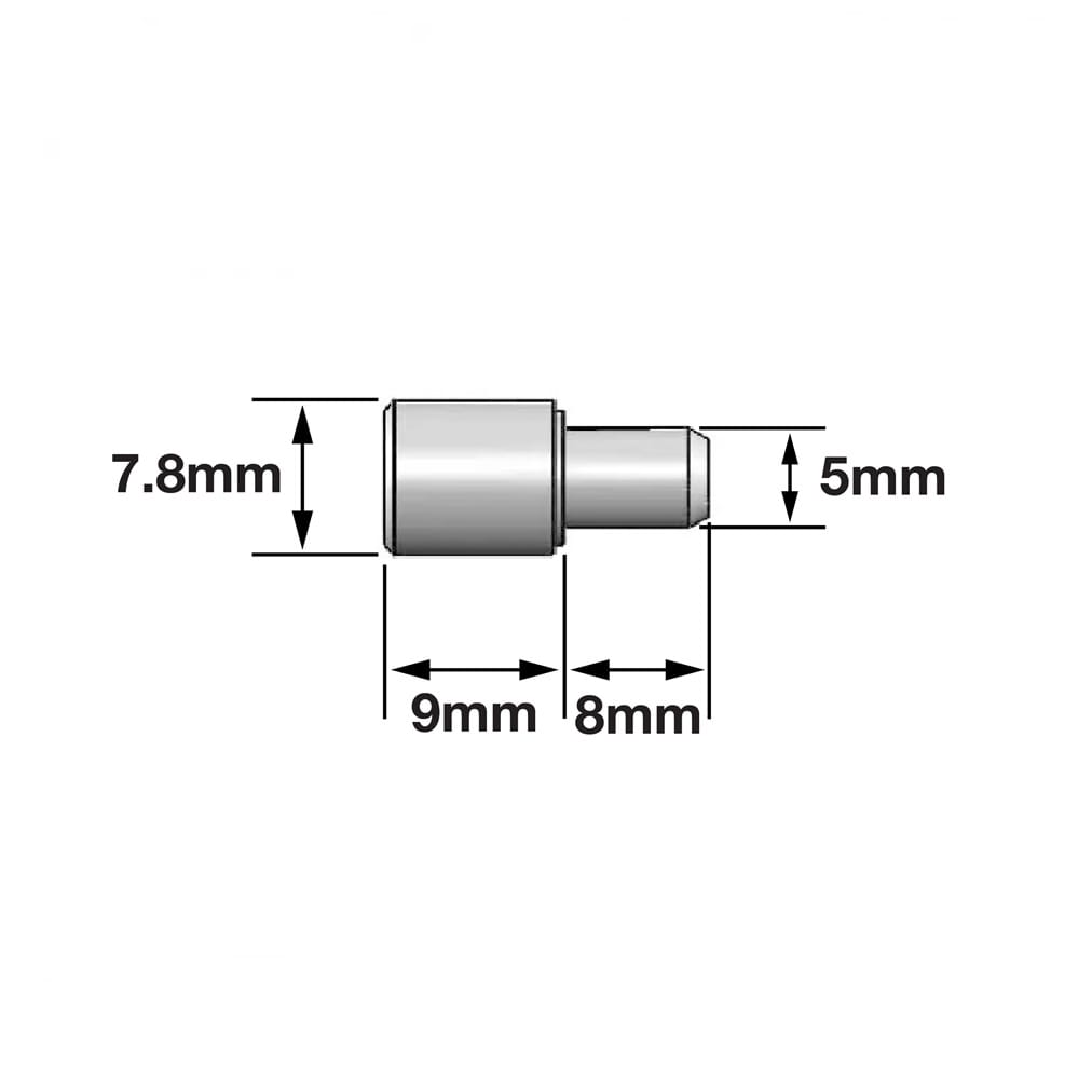 Stud Code Essence Shelf Stud Pin For Glass Ø5 - Nickel Plated